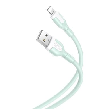 XO kabel till iPhone - Grön