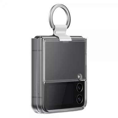 Samsung Galaxy Z Flip 4 fodral med ring (genomskinligt)