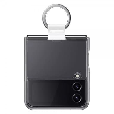 Samsung Galaxy Z Flip 4 fodral med ring (genomskinligt)