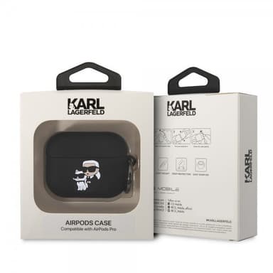 Karl Lagerfeld AirPods Pro Skal 3D Logo Svart