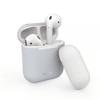 Puro AirPods 1/2 Skal Icon Ljusblå