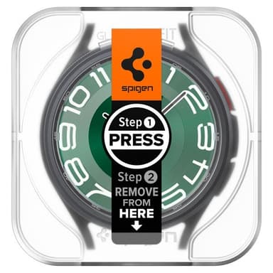 Spigen Samsung Galaxy Watch 6 Classic 47mm Skärmskydd GLAS.tR EZ Fit 2-pack
