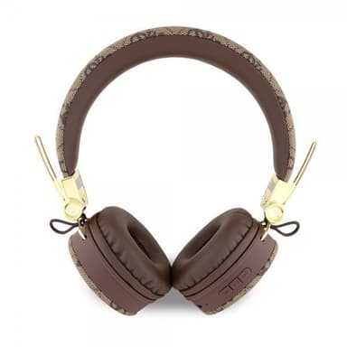 Guess Trådlösa Hörlurar Bluetooth Metal Logo Brun