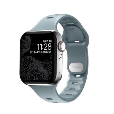 NOMAD Apple Watch 38/40/41mm Armband Sport Slim Band Glacier Blue