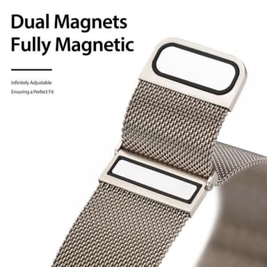 DUX DUCIS Samsung Galaxy Watch 20mm Armband Milanese Silver