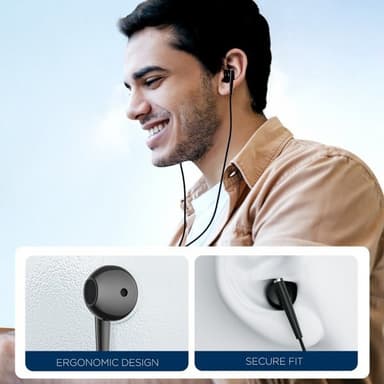 Joyroom Hörlurar JR-EW04 Wired Earphones 3.5mm Svart - Elgiganten ...