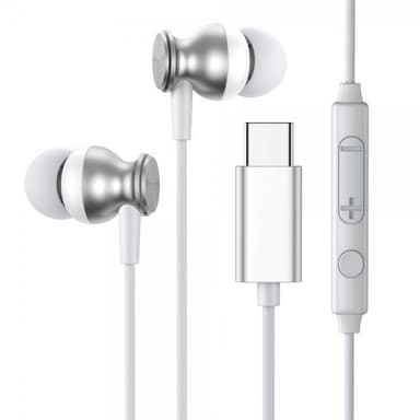 Joyroom Hörlurar JR-EC04 USB-C Silver