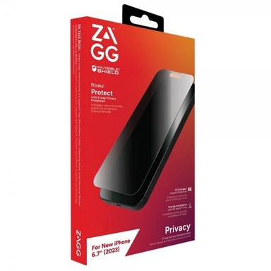 ZAGG InvisibleShield Glass Screen Protector For IPhone 15 Plus – 2-Pack, Tempered Glass