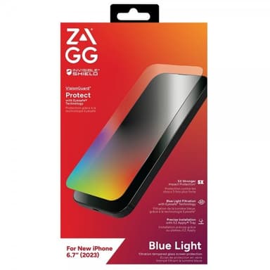 ZAGG InvisibleShield iPhone 15 Plus Skärmskydd Glass Elite VisionGuard