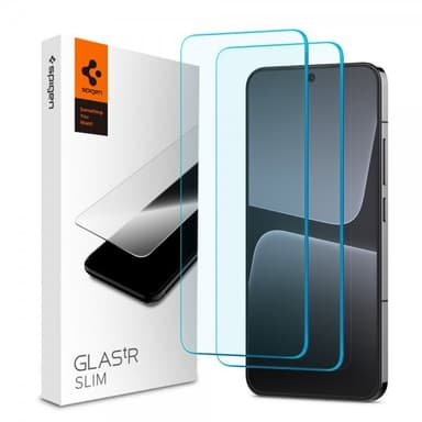Spigen Xiaomi 13 Skärmskydd GLAS.tR Slim 2-pack
