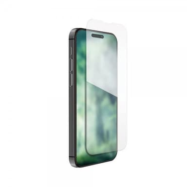 XQISIT iPhone 15 Plus Skärmskydd Tough Glass Case Friendly