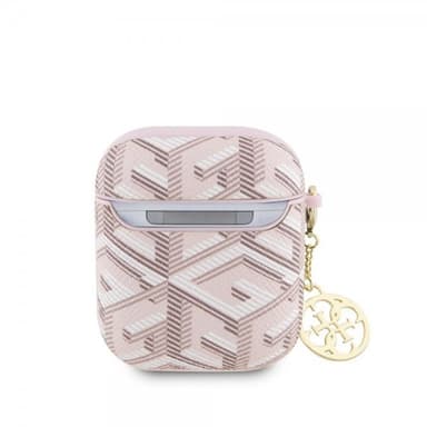 Guess AirPods 1/2 Skal G Cube Rosa