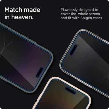 Spigen iPhone 14 Pro Skärmskydd GLAS.tR Slim Anti-Glare Privacy