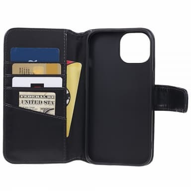Nordic Covers iPhone 12/iPhone 12 Pro Fodral Essential Leather Raven Black