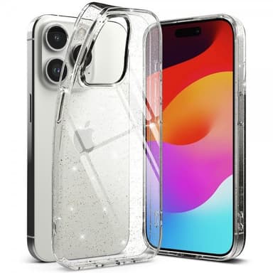 Ringke iPhone 15 Pro Skal Air Glitter Clear