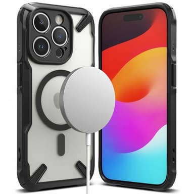 Ringke iPhone 15 Pro Max Skal Fusion X Magnetic Matte Black