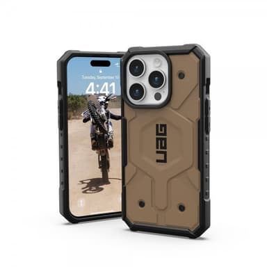 Urban Armor Gear (UAG) iPhone 15 Pro Skal Pathfinder MagSafe Dark Earth