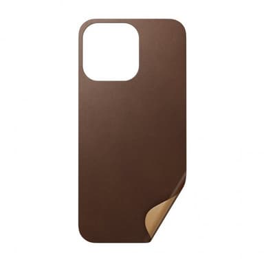 NOMAD iPhone 13 Pro Skin Leather Skin Rustic Brown