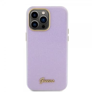 Guess iPhone 15 Pro Max Skal Full Glitter Wrapped Lilac