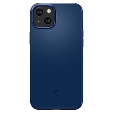 Spigen iPhone 15 Skal Thin Fit Navy Blue