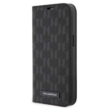 Karl Lagerfeld iPhone 14 Pro Fodral Saffiano Monogram Svart