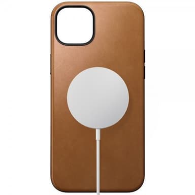 NOMAD iPhone 15 Plus Skal Modern Leather Case English Tan