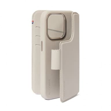 Decoded iPhone 15 Pro Fodral Leather Detachable Wallet Clay