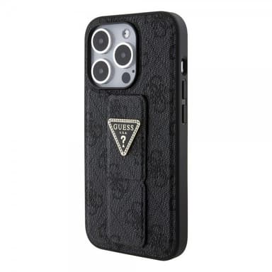 Guess iPhone 15 Pro Skal Grip Stand Function Svart