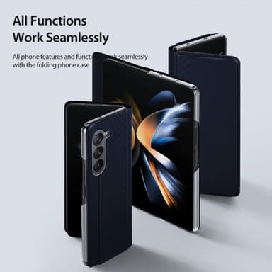 DUX DUCIS Samsung Galaxy Z Fold 5 Fodral Bril Series Blå