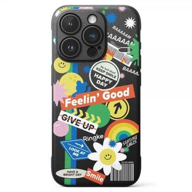 Ringke iPhone 15 Pro Skal Onyx Design Sticker