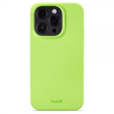 holdit iPhone 14 Pro Skal Silikon Acid Green