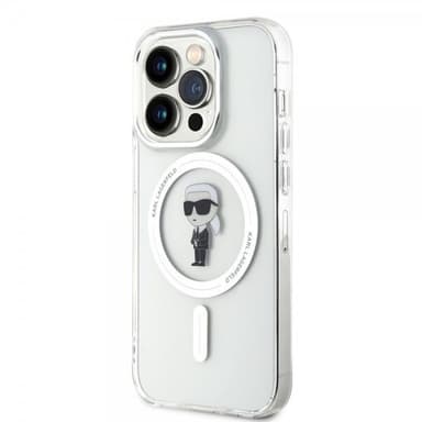 Karl Lagerfeld iPhone 15 Pro Skal Ikonik MagSafe Transparent