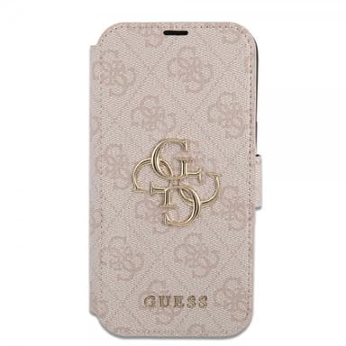 Guess iPhone 15 Pro Fodral 4G Logo Rosa