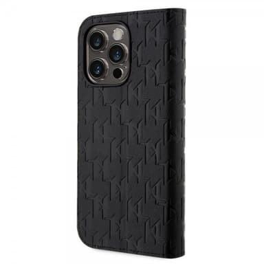 Karl Lagerfeld iPhone 14 Pro Fodral Saffiano Monogram Svart