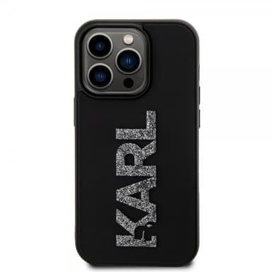 Karl Lagerfeld iPhone 15 Pro Skal 3D Rubber Karl Svart