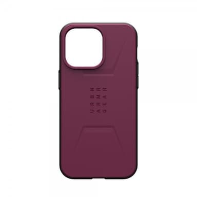 Urban Armor Gear (UAG) iPhone 15 Pro Max Skal Civilian MagSafe Bordeaux