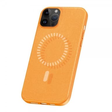 Baseus iPhone 15 Pro Max Skal Fauxther Series MagSafe Orange