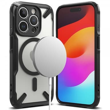 Ringke iPhone 15 Pro Skal Fusion X Magnetic Matte Black