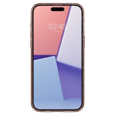 Spigen iPhone 15 Pro Skal Liquid Crystal Glitter Rose Quartz