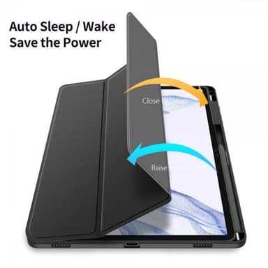 DUX DUCIS Samsung Galaxy Tab S9 Plus SM-X810 SM-X816 Fodral TOBY Series Svart