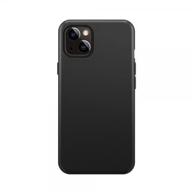XQISIT iPhone 15 Plus Skal Silicone Case MagSafe Svart