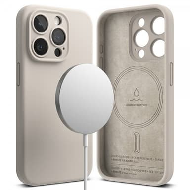 Ringke iPhone 15 Pro Skal Silicone Magnetic Stone