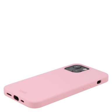 Holdit Silicone iPhone 15 fodral (rosa)