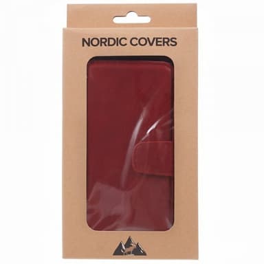 Nordic Covers iPhone 15 Plus Fodral Essential Leather Poppy Red