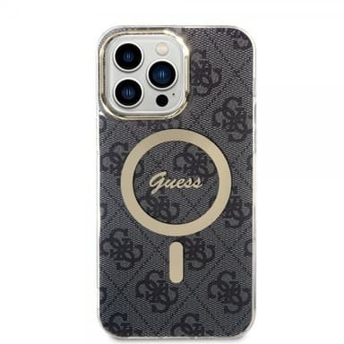 Guess iPhone 15 Pro Max Skal 4G Pattern MagSafe Svart