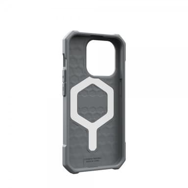 Urban Armor Gear (UAG) iPhone 15 Pro Skal Essential Armor MagSafe Silver