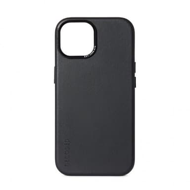 Decoded iPhone 15 Plus Skal Leather Backcover Svart