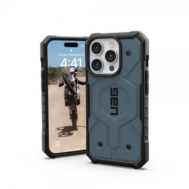 Urban Armor Gear (UAG) iPhone 15 Pro Skal Pathfinder MagSafe Cloud Blue