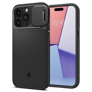Spigen iPhone 15 Pro Max Skal Optik Armor MagFit Svart
