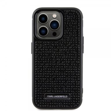 Karl Lagerfeld iPhone 15 Pro Skal Rhinestone Svart
